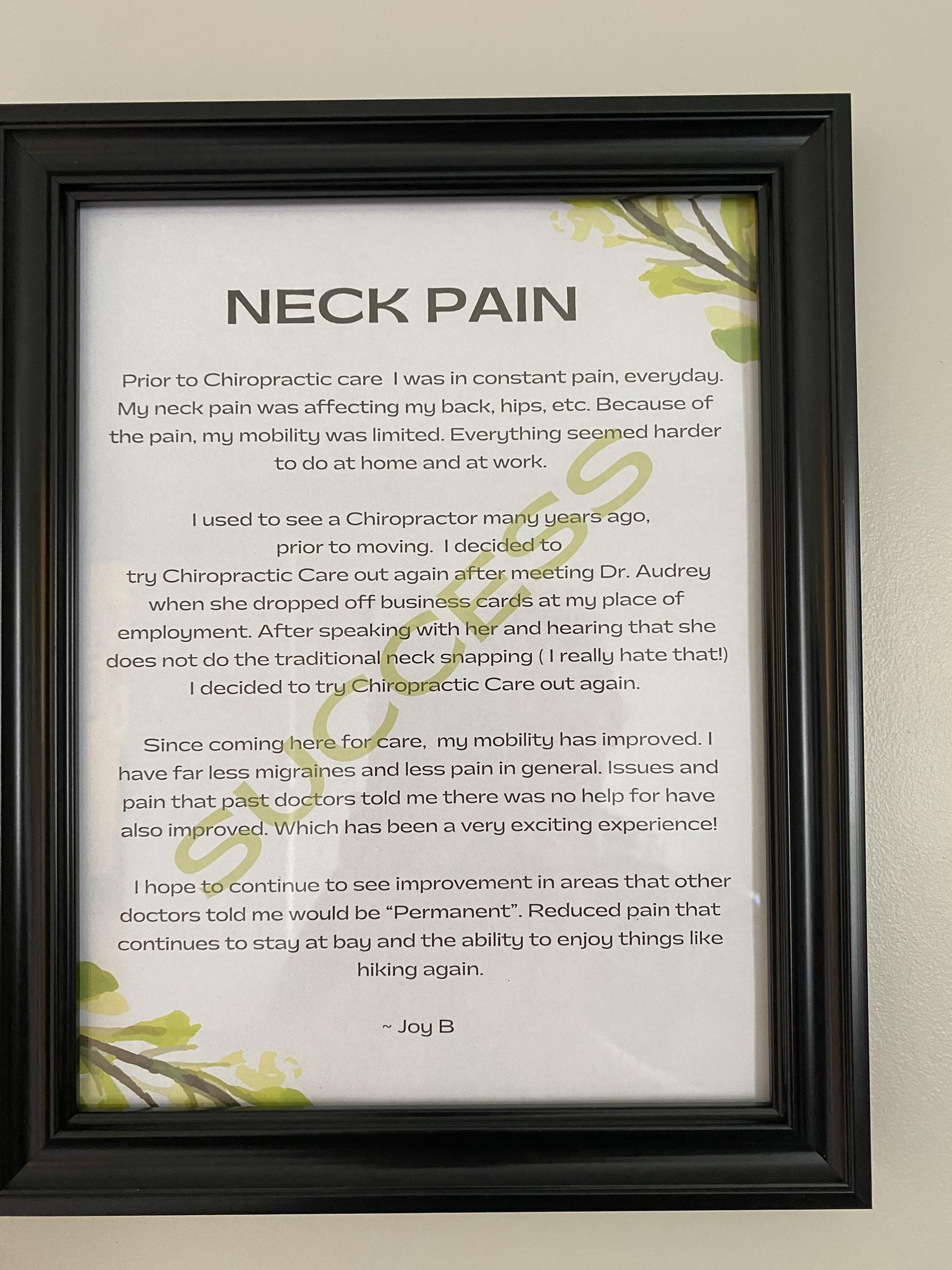 neck pain Athens, GA 